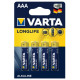 Батарейка Varta ААА/LR03 Long Life, 1.5 V