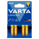 Батарейка Varta ААА/LR03 Long Life, 1.5 V