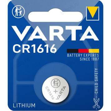 Батарейка CR1616 Батарейка CR1616 Varta, 3 V, 55 mAh