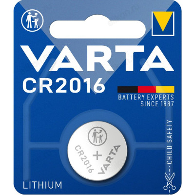 Батарейка CR2016, 3 V, 90 mAh