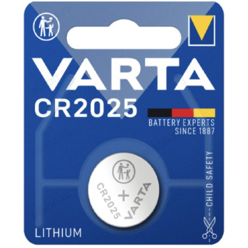 Батарейка CR2025 Varta, 3 V, 170 mAh