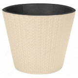 Горшок для цветов VELVET d160мм 1,6л бежевый 221602827/01