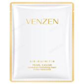 Маска для лица тканевая Икра+Жемчуг VENZEN FZ55502 25г Маска для лица тканевая Икра+Жемчуг VENZEN FZ55502 25г