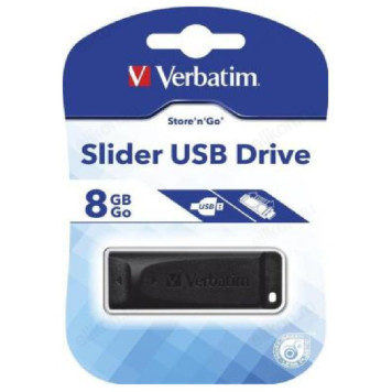 Память USB   8GB Verbatim Store N Go Slider