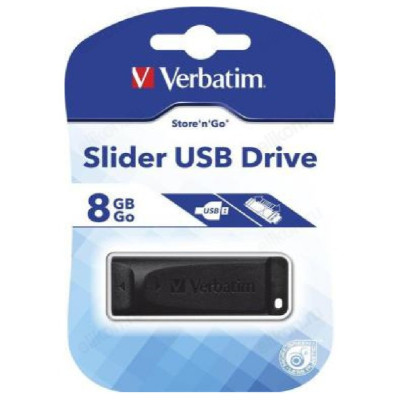 Память USB   8GB Verbatim Store N Go Slider