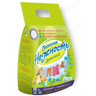 Стиральный порошок ВЕСЕННЯЯ НЕЖНОСТЬ Детский 2,4кг