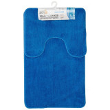 Коврик для ванной и туалета 2шт 102513 "Duet" голубой