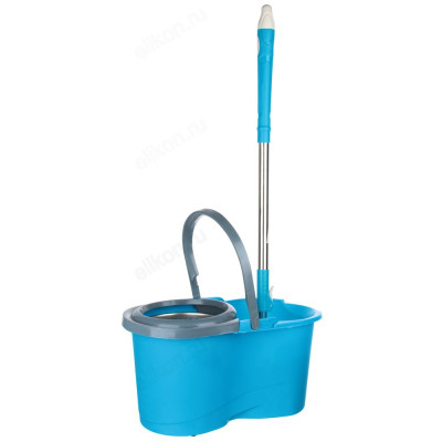 Ведро со шваброй VETTA 407-032 отжим пластик-1