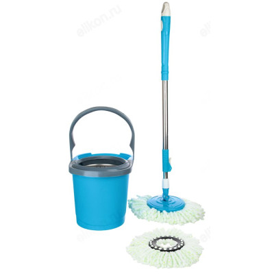 Ведро со шваброй VETTA 407-032 отжим пластик