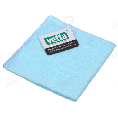 Салфетка микрофибра универсальная VETTA 448-186 30*30см,160гр/м2-3