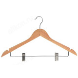 Плечики VETTA 455-040 с клипсами дерево 45см