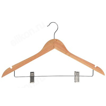 Плечики VETTA 455-040 с клипсами дерево 45см