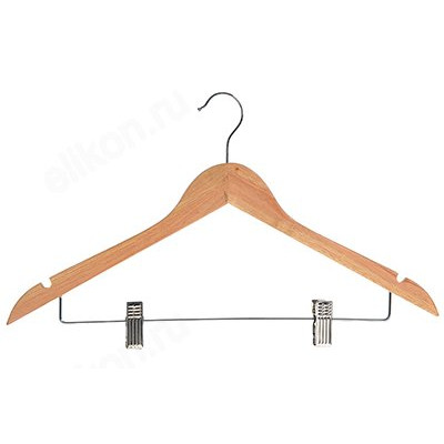 Плечики VETTA 455-040 с клипсами дерево 45см