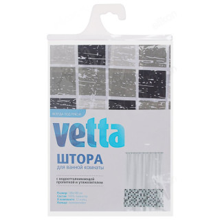 Шторка для ванной VETTA 180*180 см 461-522-4