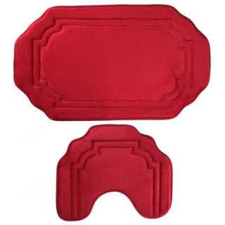 Коврик для ванной и туалета 2шт  VETTA 462-696-1