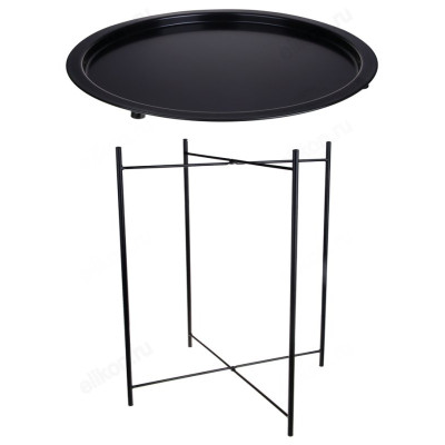 Столик-поднос 2в1 VETTA d47х50см 465-012 черный-1