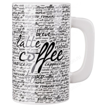 Кружка фарфор MILLIMI Кофе 1л 806-120-1