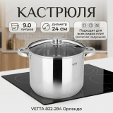 Кастрюля VETTA 822-284 Орландо 9,0л