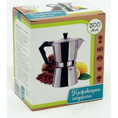 Кофеварка гейзерная VETTA 850-129 300 мл алюминий-1