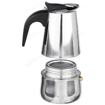 Кофеварка гейзерная VETTA 850-130 400 мл сталь-2