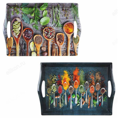 Поднос пластик VETTA Специи 39*27*4,3см 862-394