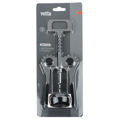Штопор VETTA 882-286 рычажный нерж.-5