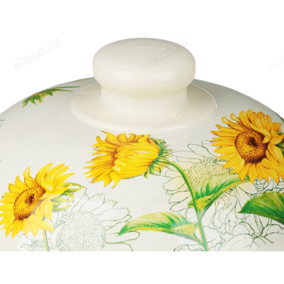 Кастрюля эмаль VETTA Подсолнухи 3,6л 894-522-3