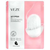 Маска для лица тканевая с протеинами шелка VEZE FZ30007 25г