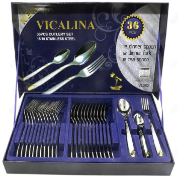 Набор столовых приборов VIKALINA VL-352 36шт.