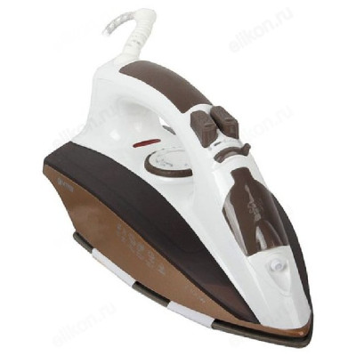 Утюг VITEK-1201, 2400 Вт, керамика, коричневый-2