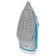 Утюг VITEK-1258, 2400 Вт, керамика, голубой / белый / серый