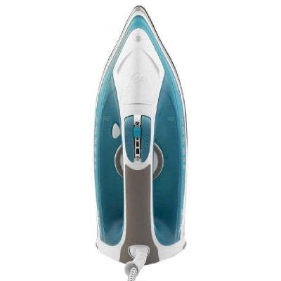 Утюг VITEK-1258, 2400 Вт, керамика, голубой / белый / серый-6