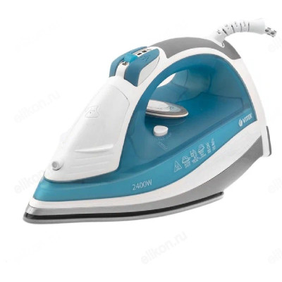 Утюг VITEK-1264, 2400Вт, керамика, белый / голубой-4