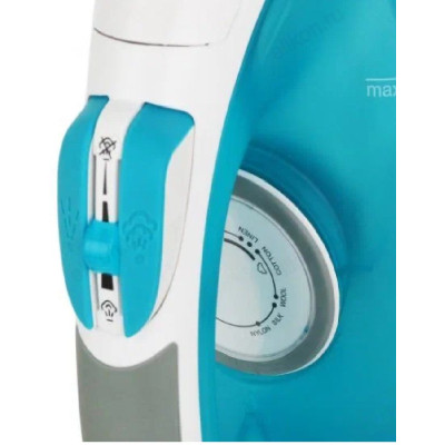 Утюг VITEK-1264, 2400Вт, керамика, белый / голубой-6