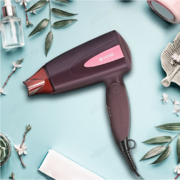 Фен Vitek-2261 BN, бордовый, 1300 Вт-1