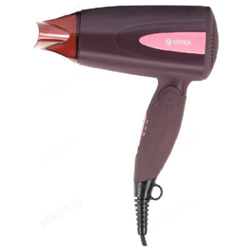 Фен Vitek-2261 BN, бордовый, 1300 Вт