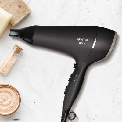 Фен Vitek-2533, черный, 1000 Вт-4