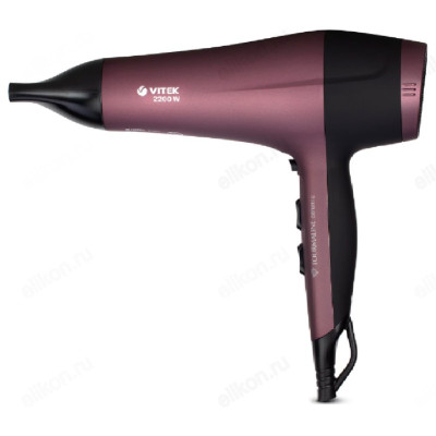Фен Vitek-2535, фиолетовый/черный, 2200 Вт-2