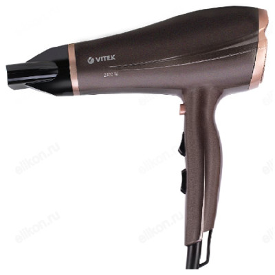 Фен Vitek-8211, коричневый, 2400 Вт-2