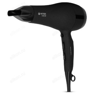 Фен Vitek-8231, черный, 2200 Вт