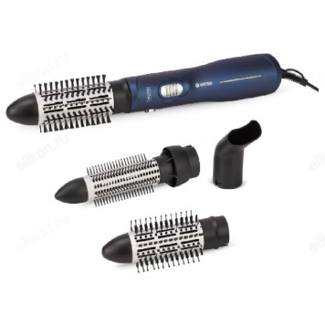 Фен-расчёска Vitek-8237, синий, 1200 Вт