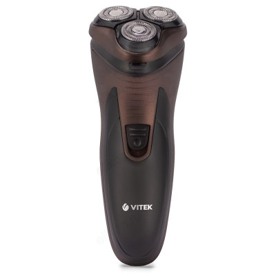 Бритва роторная Vitek VT-8267, коричневая, аккумуляторная-1