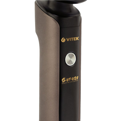 Бритва роторная Vitek VT-8270, коричневая, аккумуляторная-1