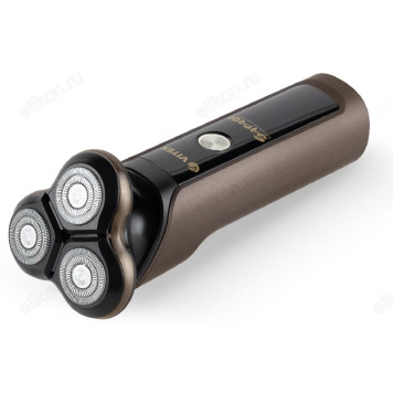 Бритва роторная Vitek VT-8270, коричневая, аккумуляторная-3