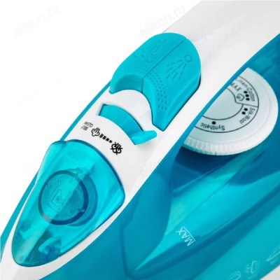 Утюг VITEK-8307, 2400 Вт, керамика, голубой / белый-2