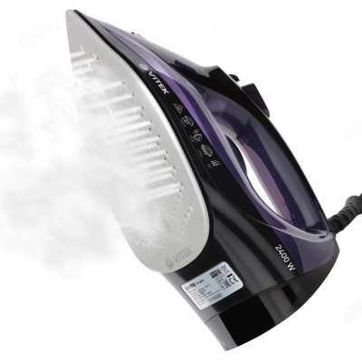 Утюг VITEK-8316, 2400 Вт, керамика, черный / белый-2