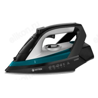 Утюг VITEK-8324, 2300 Вт, керамика, черный / зеленый / белый
