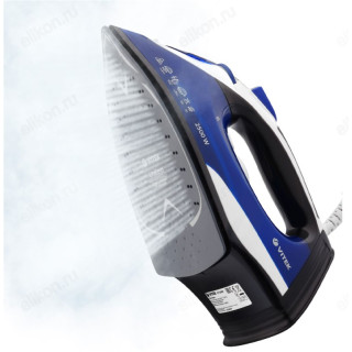 Утюг VITEK-8337, 2500 Вт, керамика, синий-4