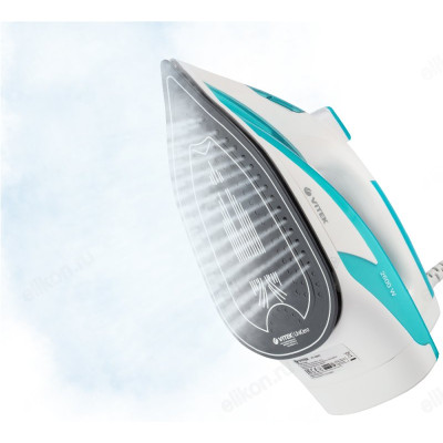 Утюг VITEK-8355, 2500 Вт,керамика, белый / бирюзовый-3