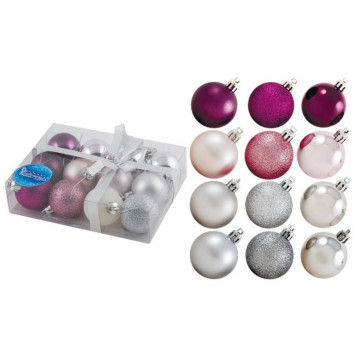 Набор шаров 'Жемчуг' d4см (12шт) ВОЛШЕБНАЯ СТРАНА 001273